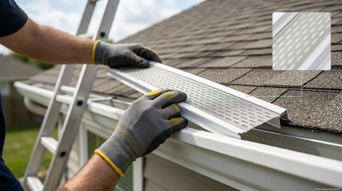 Gutter Grille professional installation